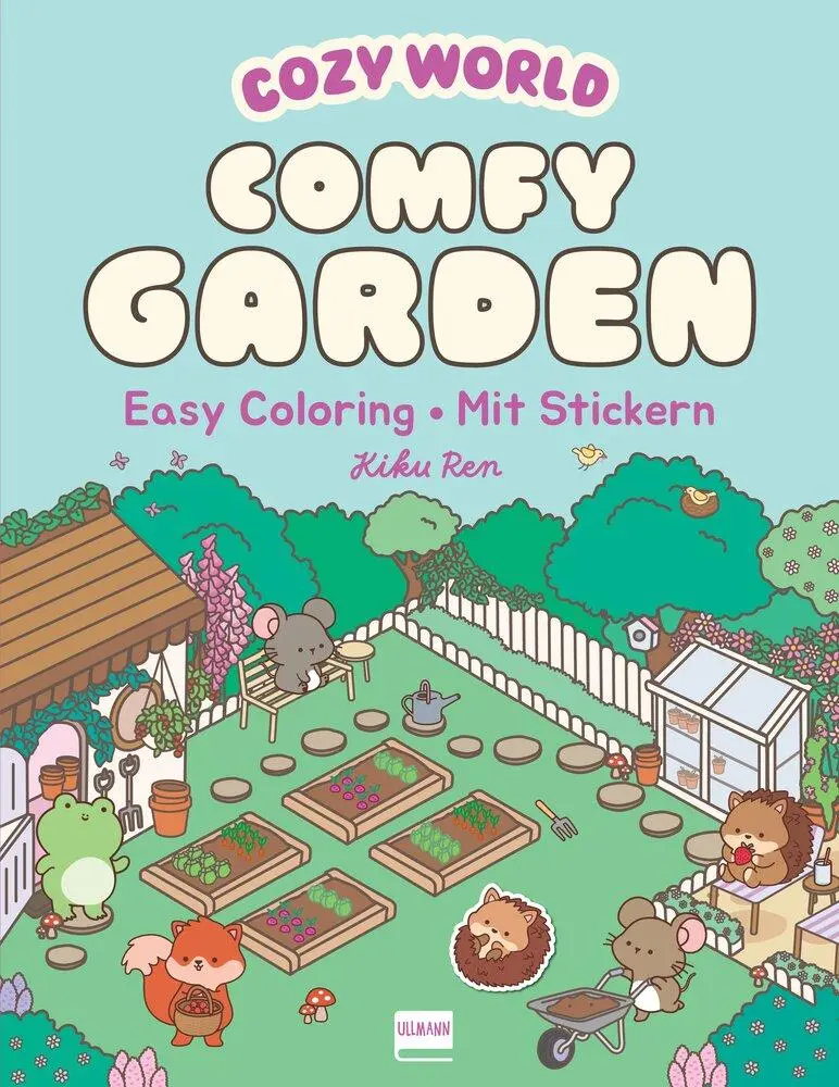 Cover: 9783741528781 | Cozy World - Comfy Garden (mit Stickern) | Ullmann Medien | Buch