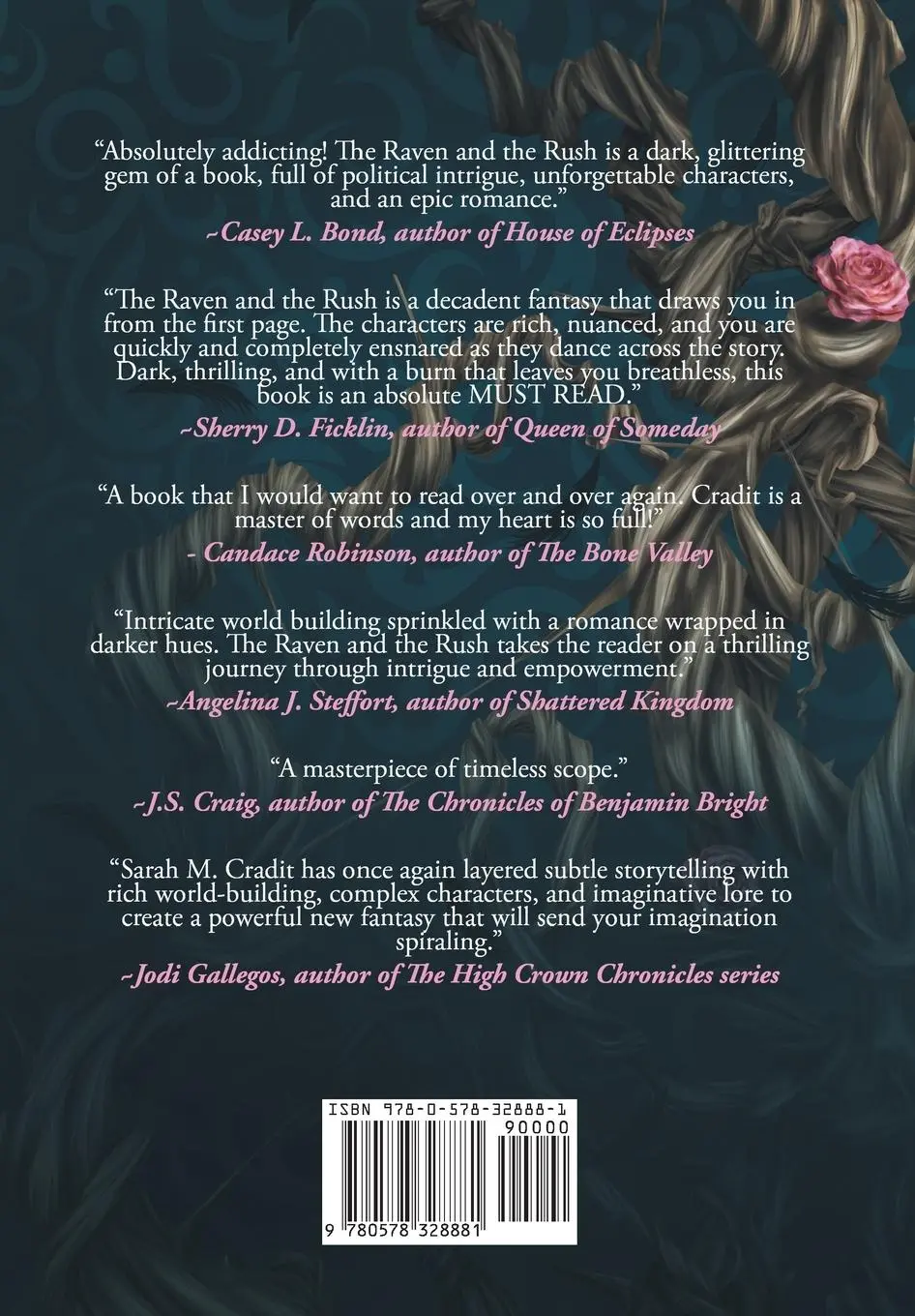 Rückseite: 9780578328881 | The Raven and the Rush | The Book of All Things | Sarah M Cradit