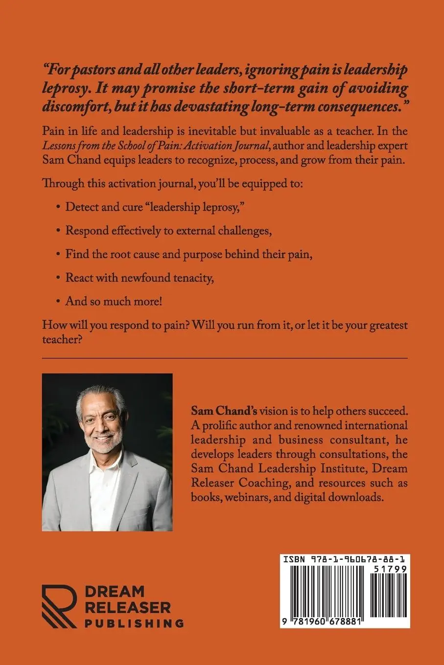 Rückseite: 9781960678881 | Leadership Lessons from the School of Pain - Activation Journal | Buch