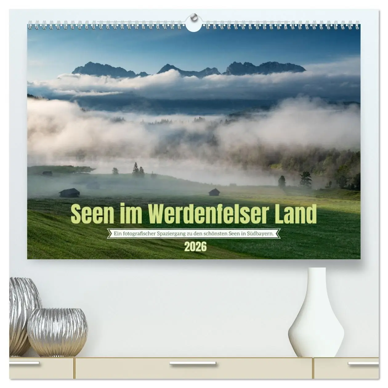 Cover: 9783457488881 | Seen im Werdenfelser Land (hochwertiger Premium Wandkalender 2026...