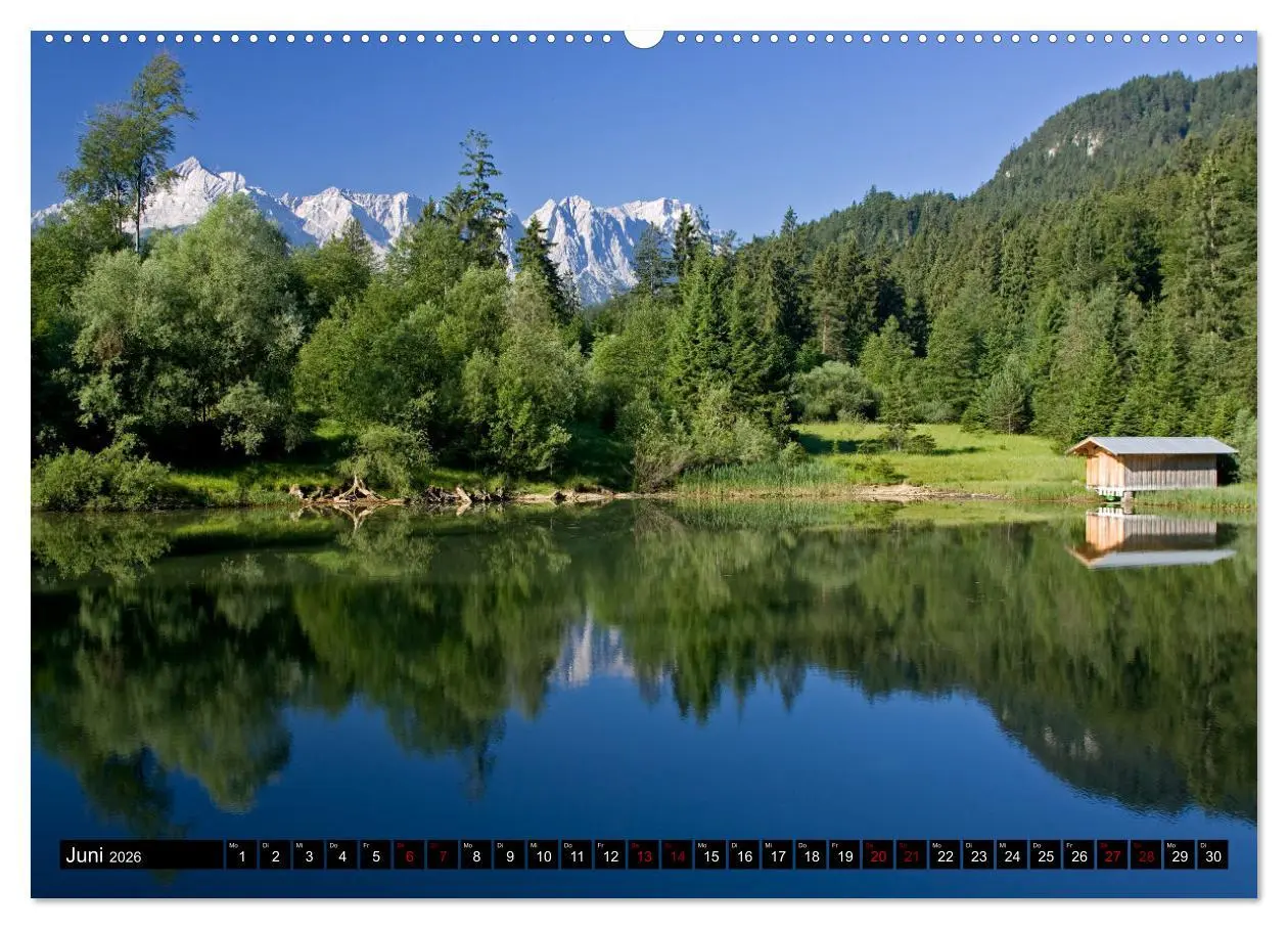 Bild: 9783457488881 | Seen im Werdenfelser Land (hochwertiger Premium Wandkalender 2026...