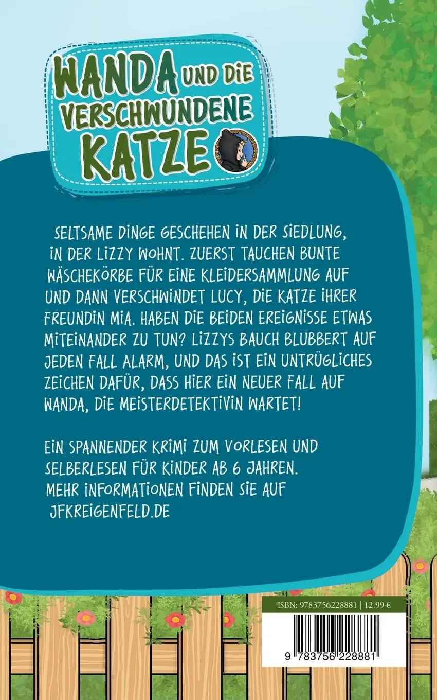 Rückseite: 9783756228881 | Wanda und die verschwundene Katze | J. F. Kreigenfeld | Taschenbuch