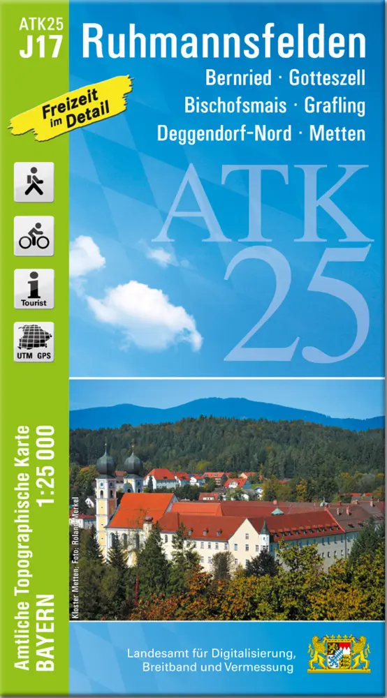 Cover: 9783899338881 | ATK25-J17 Ruhmannsfelden (Amtliche Topographische Karte 1:25000)