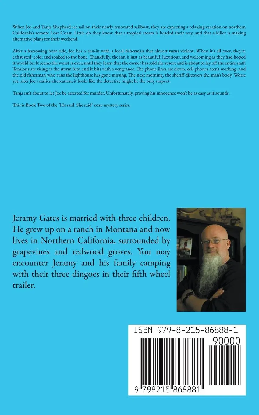 Rückseite: 9798215868881 | Murder on the Lost Coast, A He Said, She Said Cozy Mystery | Gates