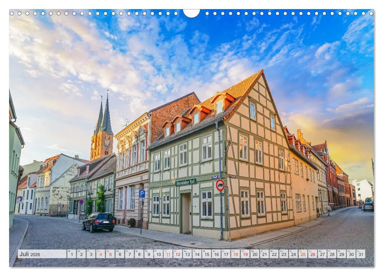 Bild: 9783457788981 | Stendal Impressionen (Wandkalender 2026 DIN A3 quer), CALVENDO...