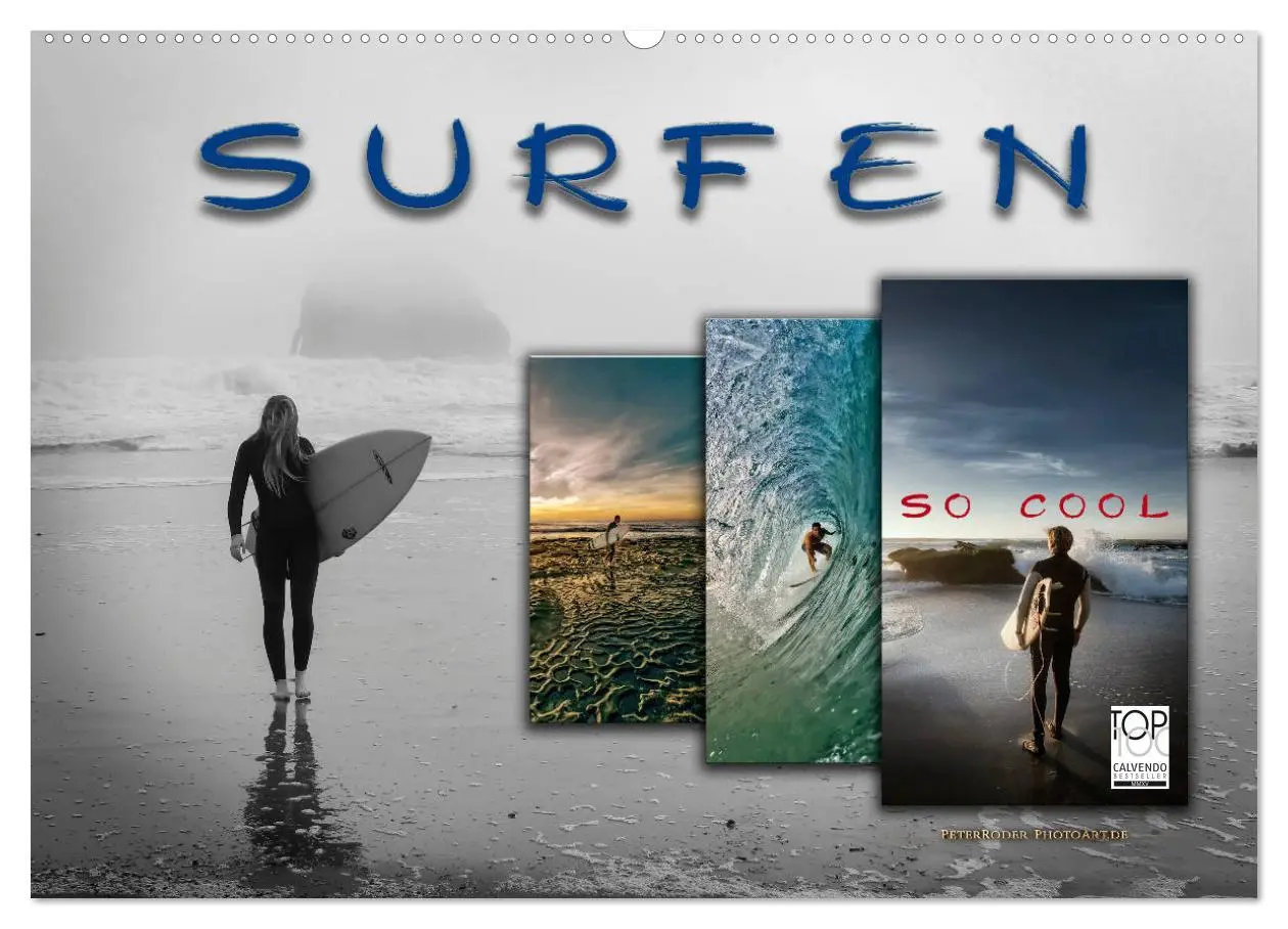 Cover: 9783457858981 | Surfen - so cool (Wandkalender 2026 DIN A2 quer), CALVENDO...