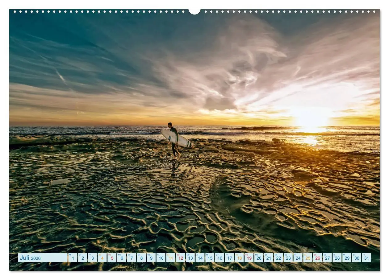 Bild: 9783457858981 | Surfen - so cool (Wandkalender 2026 DIN A2 quer), CALVENDO...