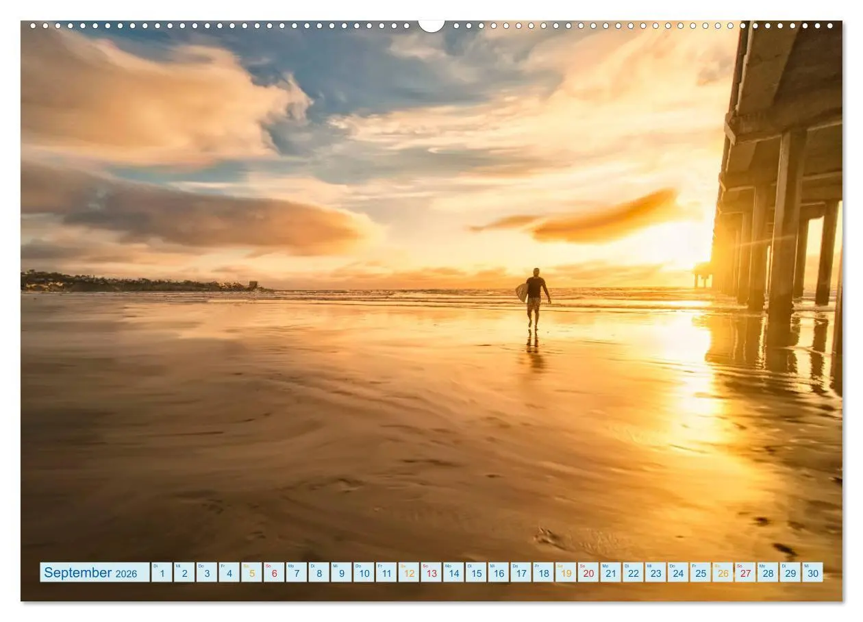 Bild: 9783457858981 | Surfen - so cool (Wandkalender 2026 DIN A2 quer), CALVENDO...
