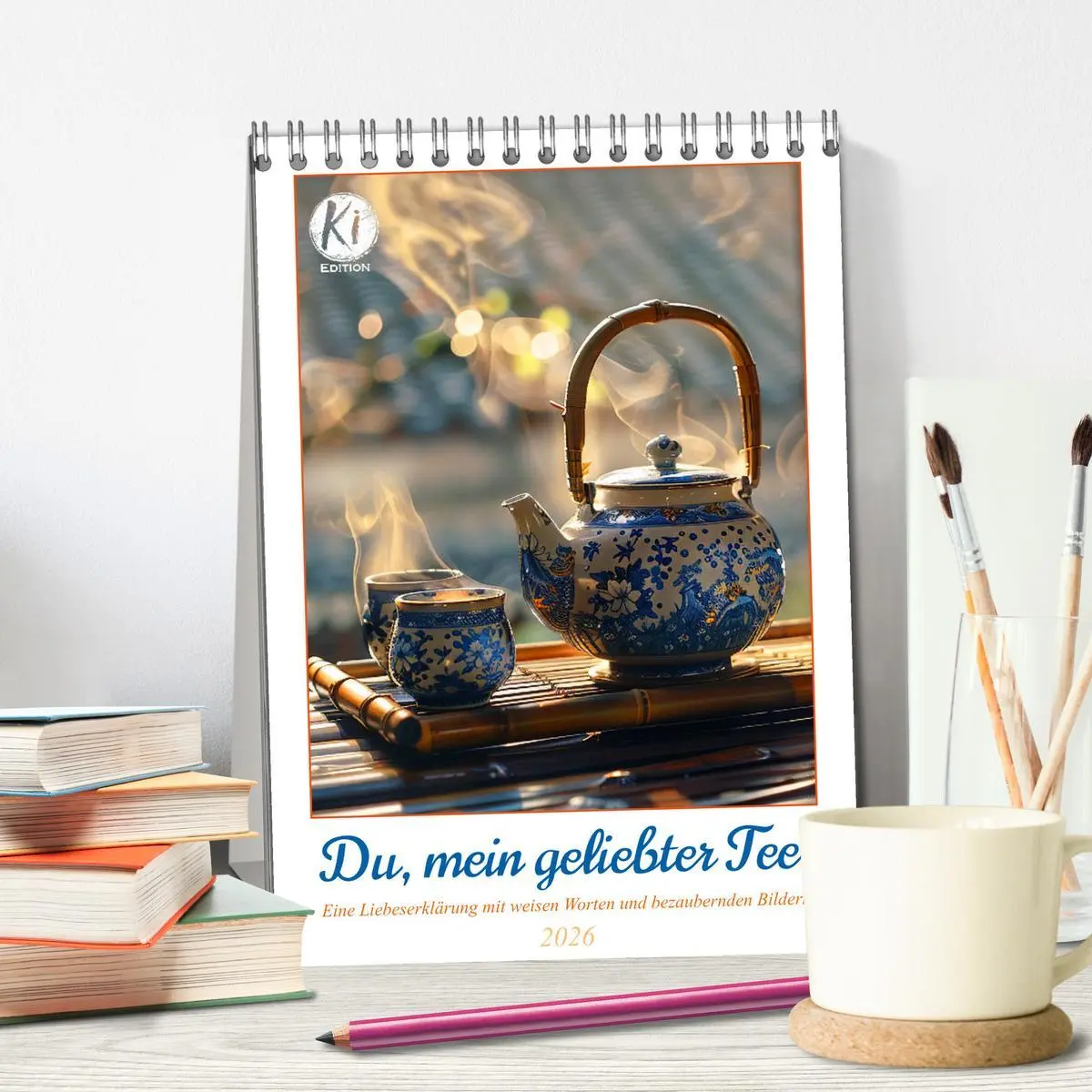 Bild: 9783516258981 | Du, mein geliebter Tee (Tischkalender 2026 DIN A5 hoch), CALVENDO...