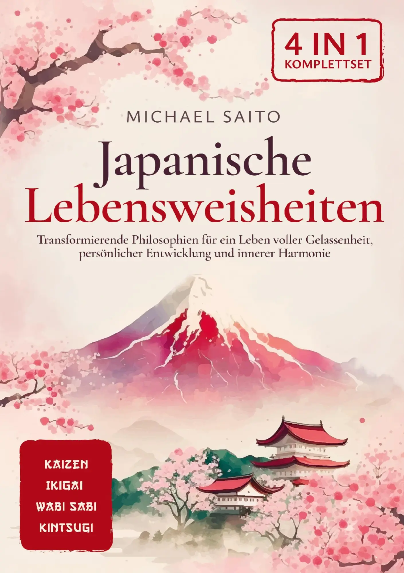 Cover: 9789403798981 | Japanische Lebensweisheiten 4-in-1 [Komplettset] | Michael Saito