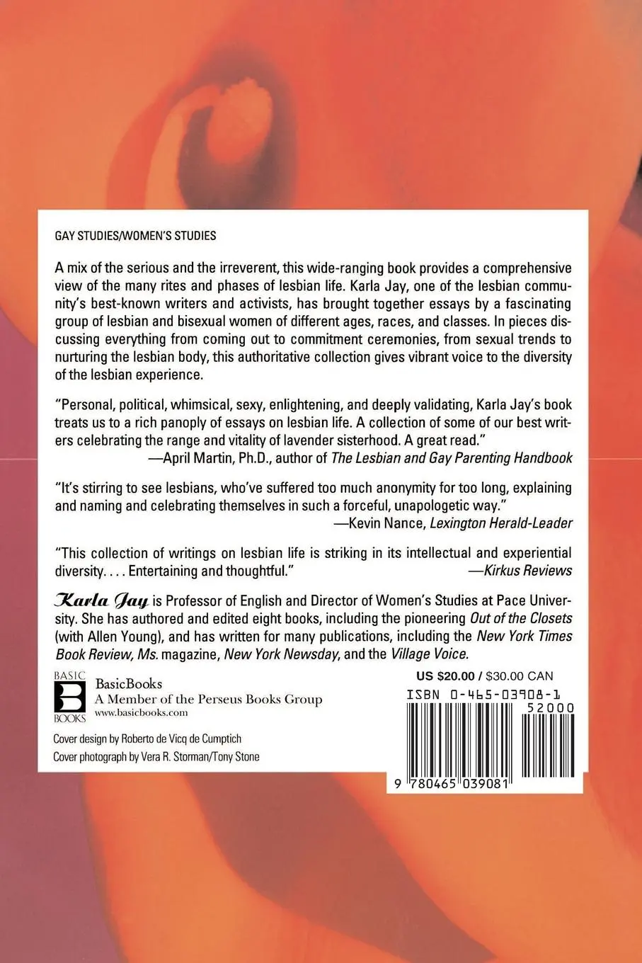 Rückseite: 9780465039081 | Dyke Life | Karla Jay | Taschenbuch | Kartoniert / Broschiert | 1996