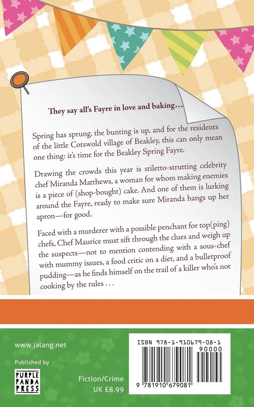 Rückseite: 9781910679081 | Chef Maurice and the Bunny-Boiler Bake Off | J. A. Lang | Taschenbuch