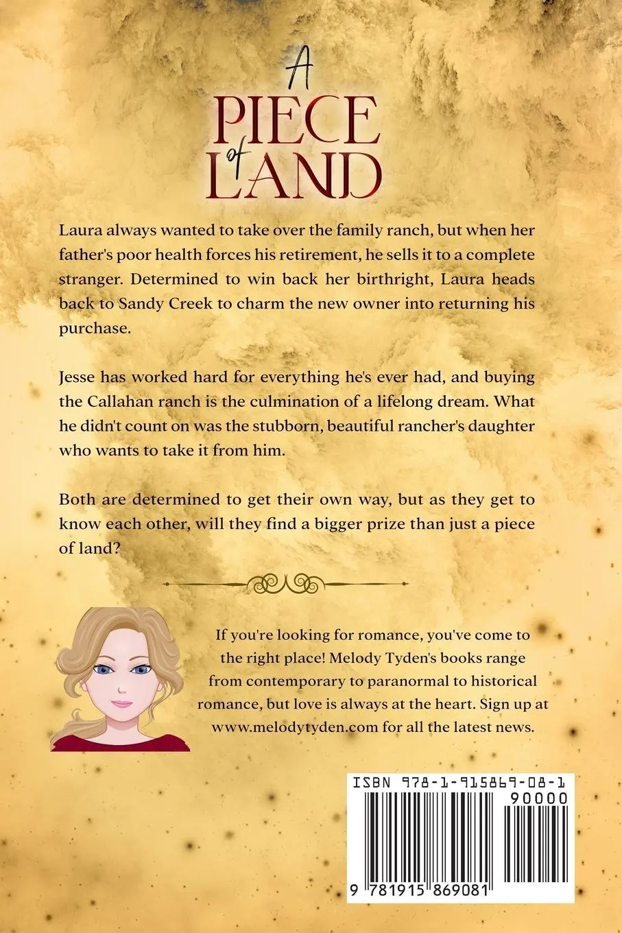 Rückseite: 9781915869081 | A Piece of Land | Melody Tyden | Taschenbuch | Englisch | 2023