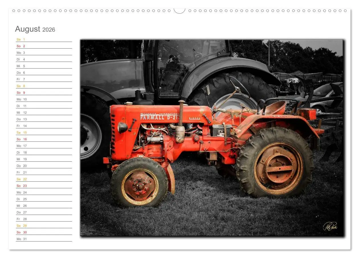 Bild: 9783516079081 | Oldtimer - Trecker Nostalgie (hochwertiger Premium Wandkalender...