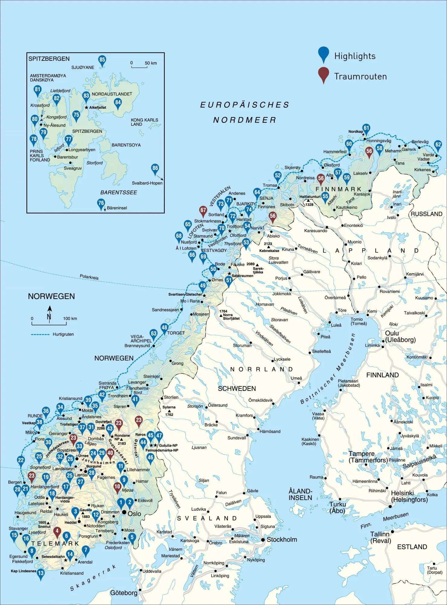 Bild: 9783734329081 | Das Wohnmobil Reisebuch Norwegen | Michael Moll (u. a.) | Taschenbuch