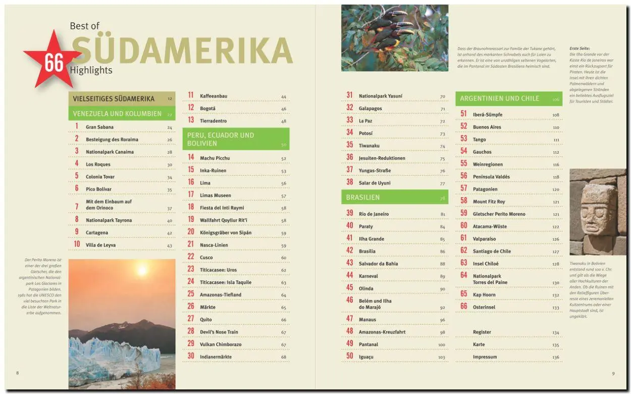Bild: 9783800349081 | Best of Südamerika - 66 Highlights | Katharina Nickoleit | Buch | 2014