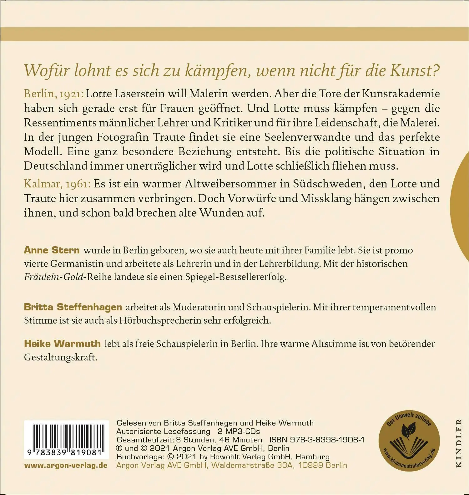 Rückseite: 9783839819081 | Meine Freundin Lotte | Anne Stern | MP3 | Deutsch | 2021