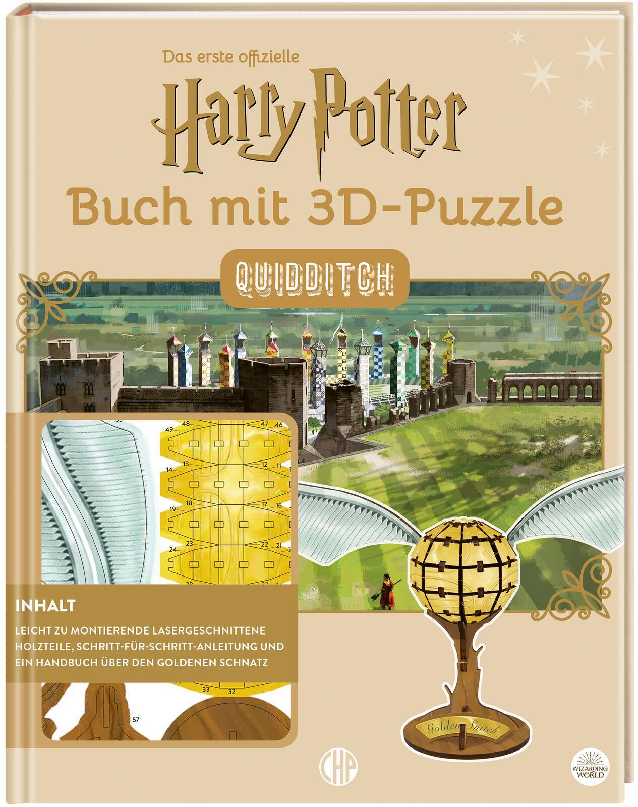 Cover: 9783845519081 | Harry Potter - Quidditch - Das offizielle Buch mit 3D-Puzzle Fan-Art