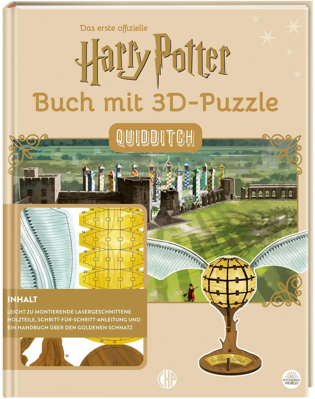 Cover: 9783845519081 | Harry Potter - Quidditch - Das offizielle Buch mit 3D-Puzzle Fan-Art