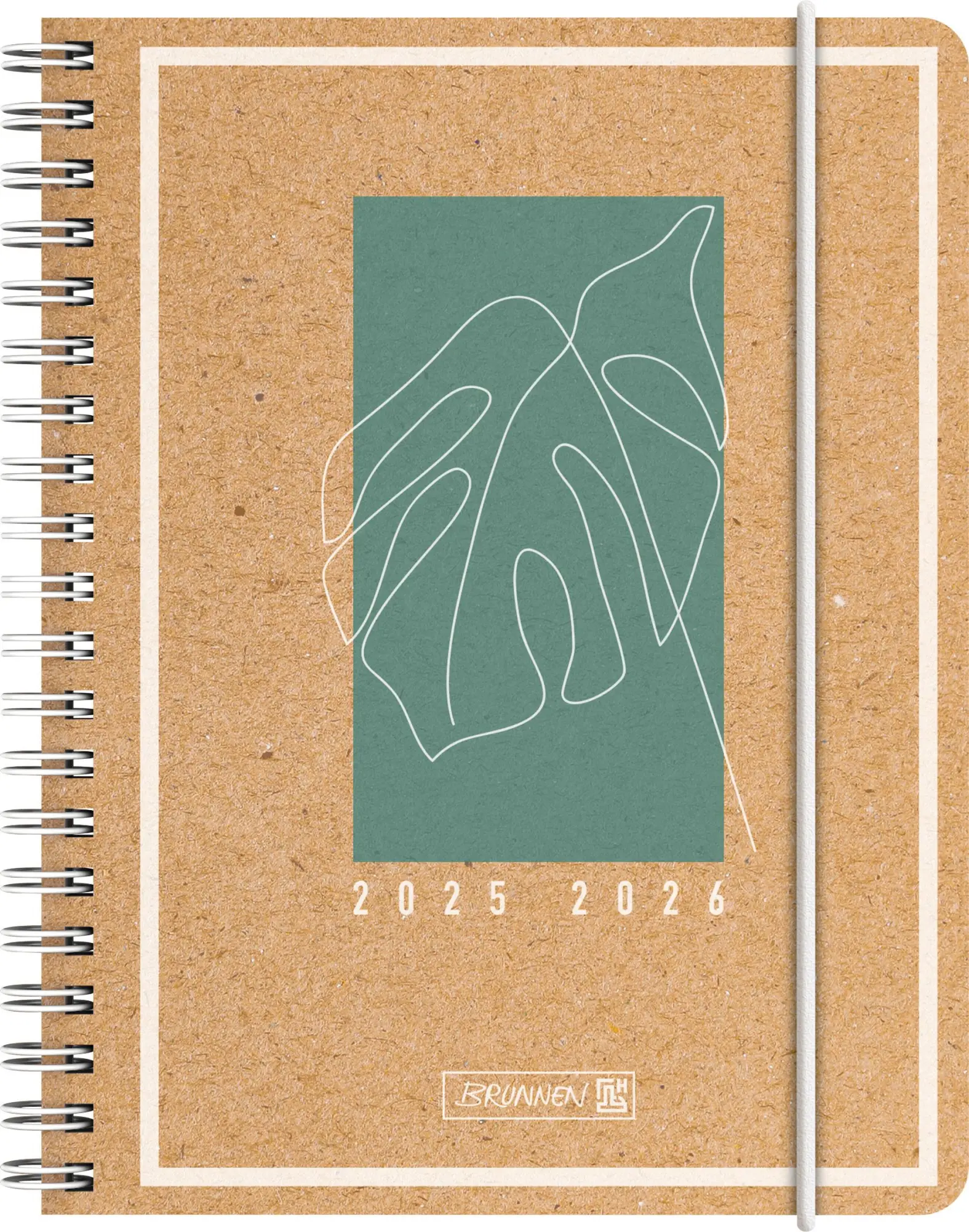 Cover: 4061947139181 | BRUNNEN Schülerkalender (2025/2026) "Jungle Leaf", 2 Seiten = 1...