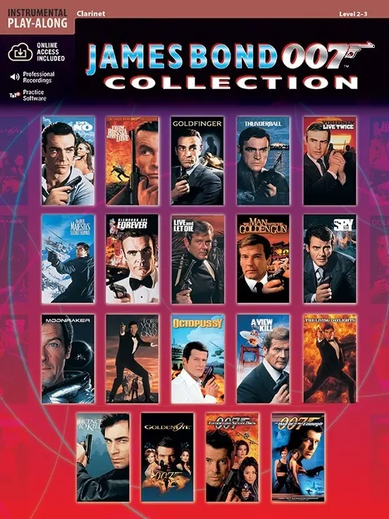 Cover: 9780769299181 | James Bond 007 Collection | Clarinet Book &amp; Online Audio/Software