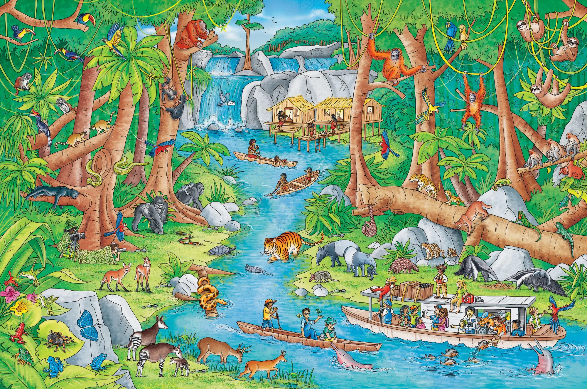 Bild: 9781615199181 | My Little Wimmelbook(r) - Animals Around the World | Stefan Lohr