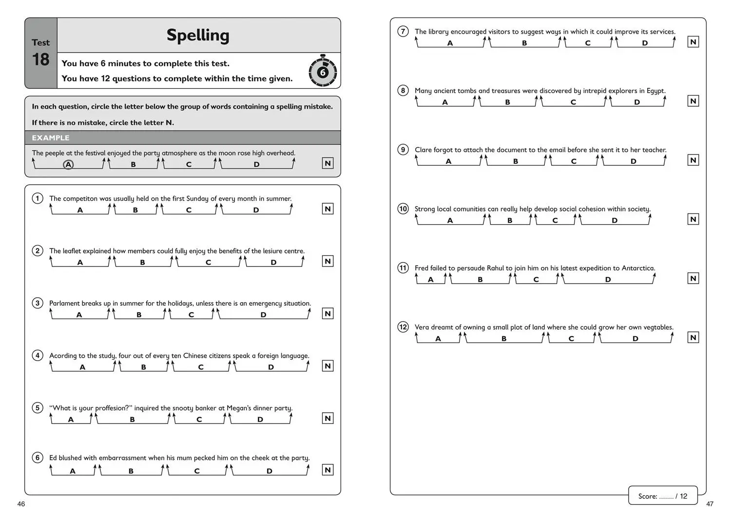 Bild: 9781844199181 | 11+ English Quick Practice Tests Age 10-11 (Year 6) Book 1 | 11 | Buch