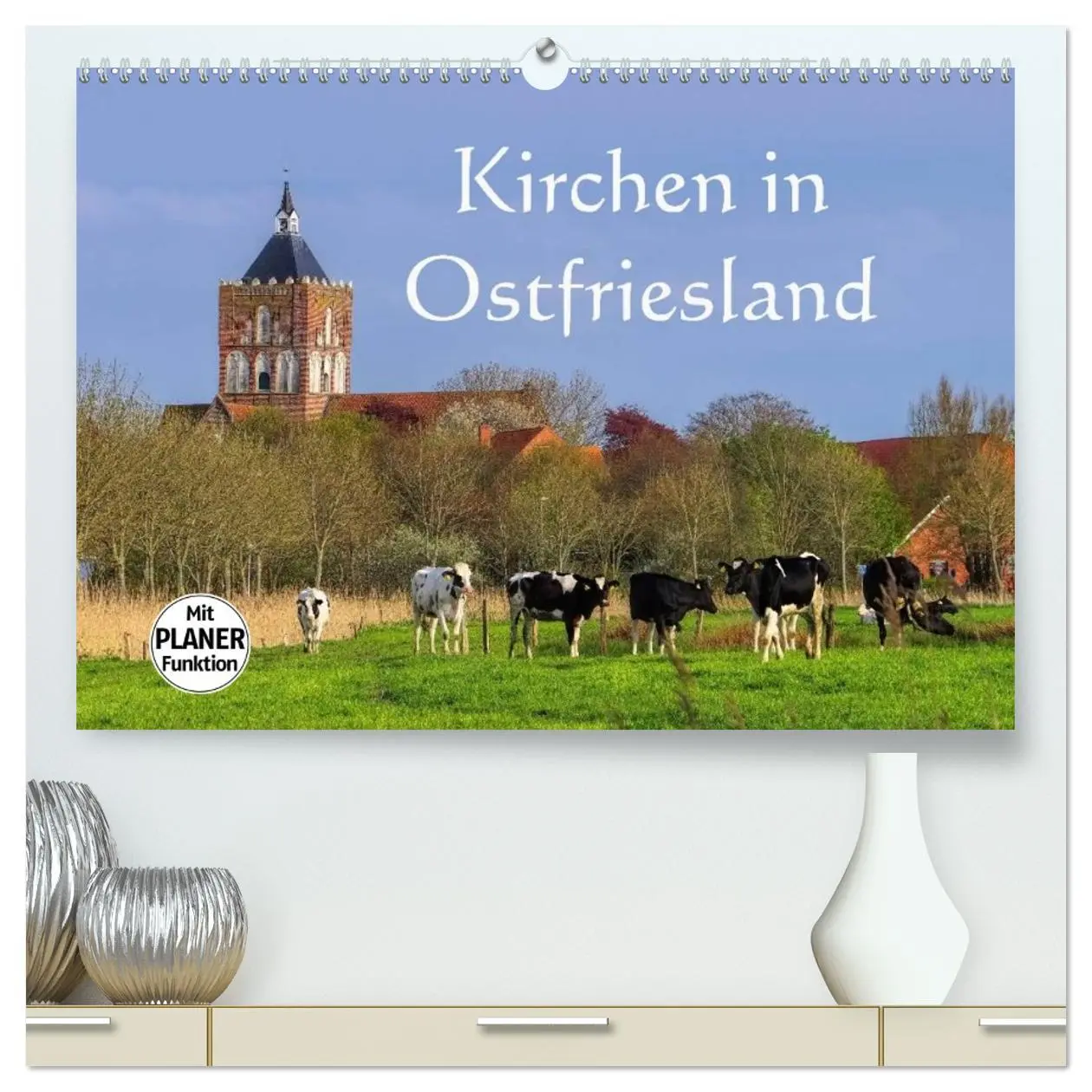 Cover: 9783457979181 | Kirchen in Ostfriesland (hochwertiger Premium Wandkalender 2026 DIN...