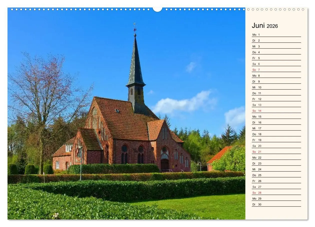 Bild: 9783457979181 | Kirchen in Ostfriesland (hochwertiger Premium Wandkalender 2026 DIN...