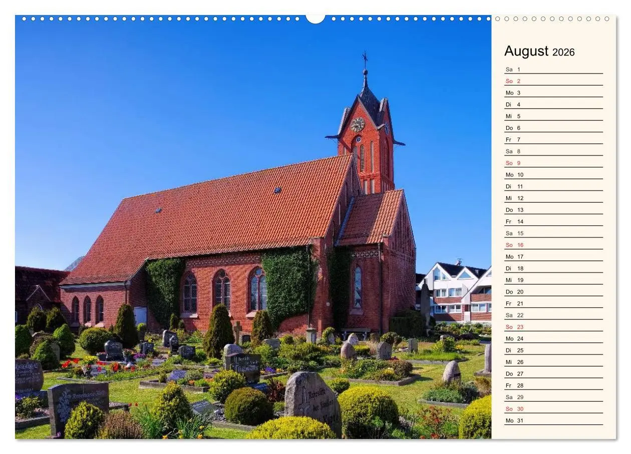 Bild: 9783457979181 | Kirchen in Ostfriesland (hochwertiger Premium Wandkalender 2026 DIN...