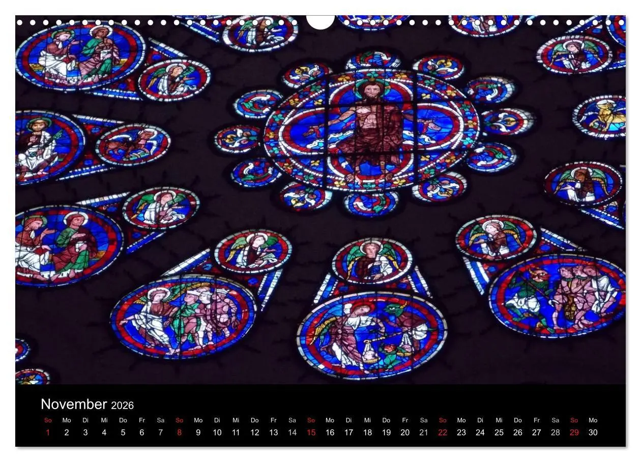 Bild: 9783516209181 | Bilder aus Licht - Notre Dame de Chartres (Wandkalender 2026 DIN A3...