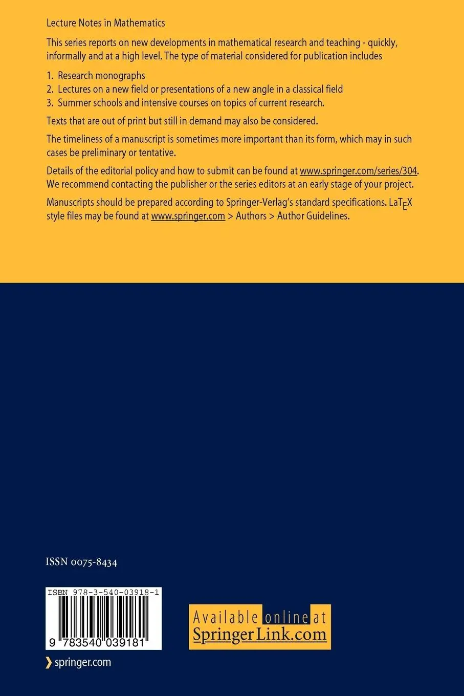 Rückseite: 9783540039181 | Reports of the Midwest Category Seminar I | J. Benabou (u. a.) | Buch