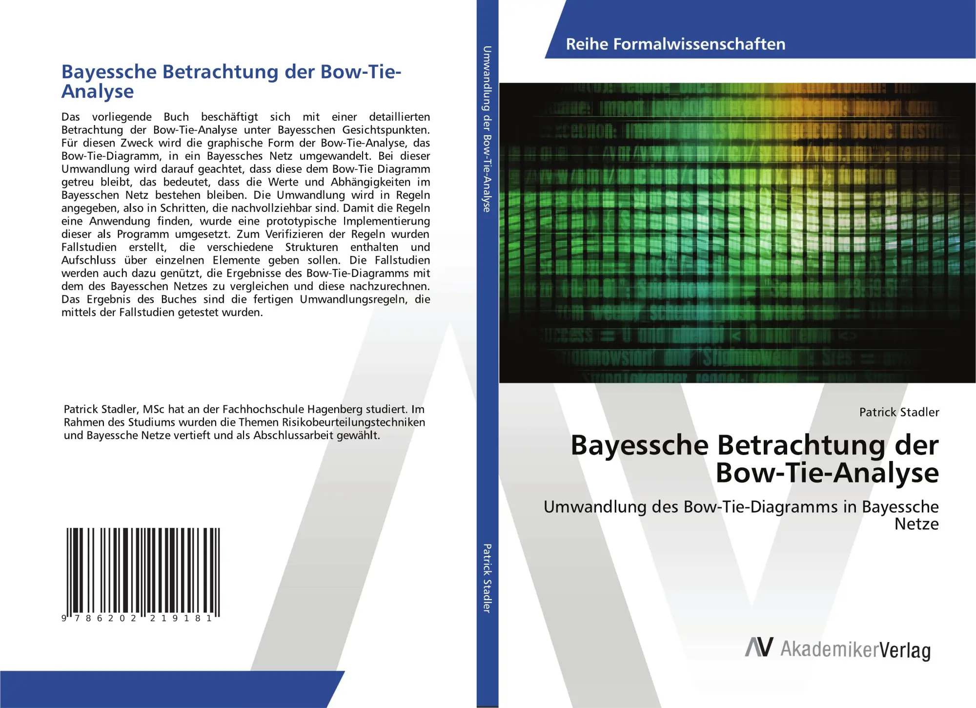 Cover: 9786202219181 | Bayessche Betrachtung der Bow-Tie-Analyse | Patrick Stadler | Buch