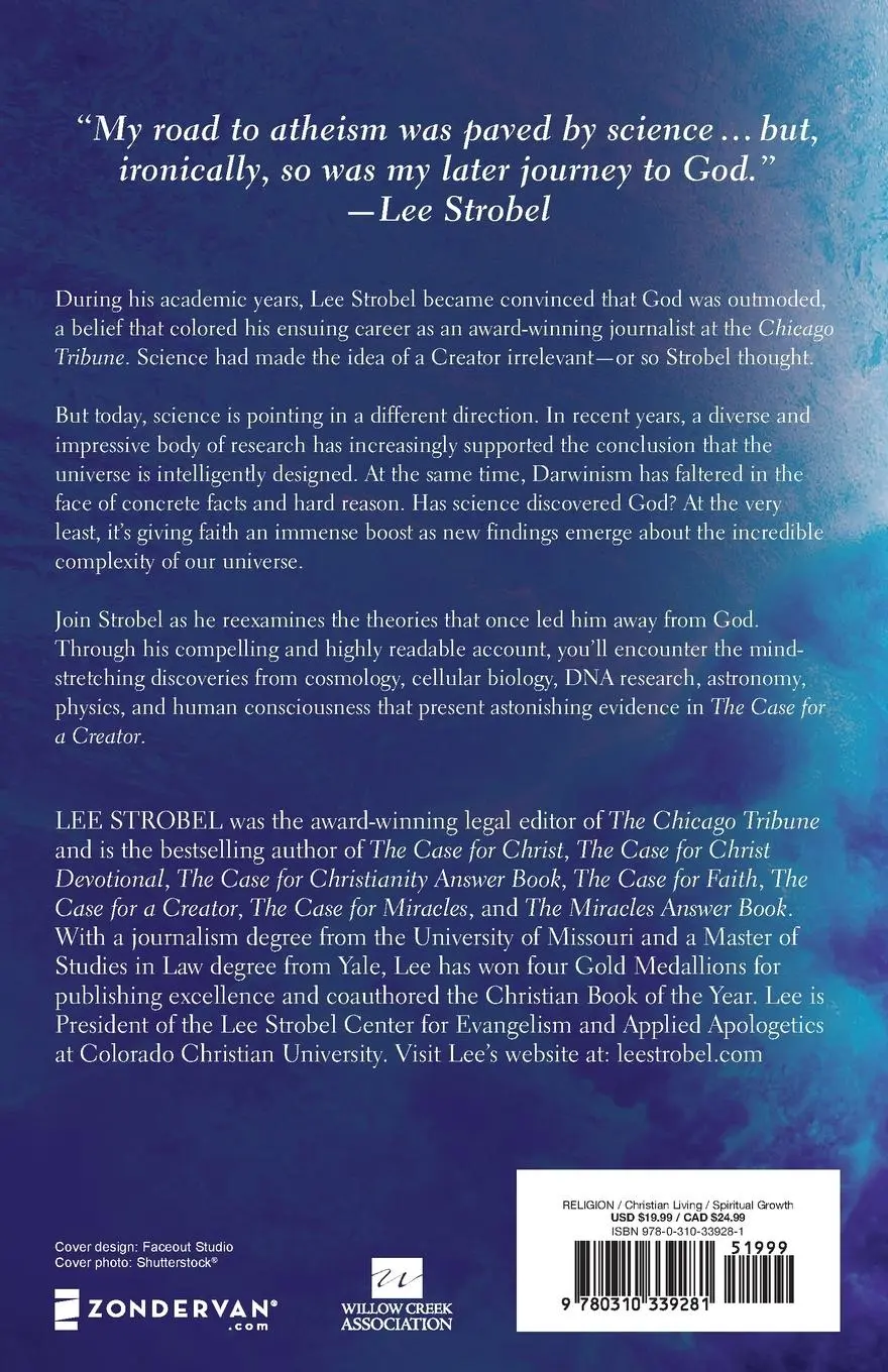 Rückseite: 9780310339281 | The Case for a Creator | Lee Strobel | Taschenbuch | Englisch | 2014 Rückseite: 9780310339281 | The Case for a Creator | Lee Strobel | Taschenbuch | Englisch | 2014