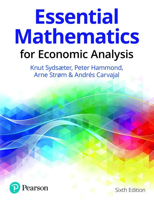 Cover: 9781292359281 | Essential Mathematics for Economic Analysis | Andr?s Carvajal (u. a.)
