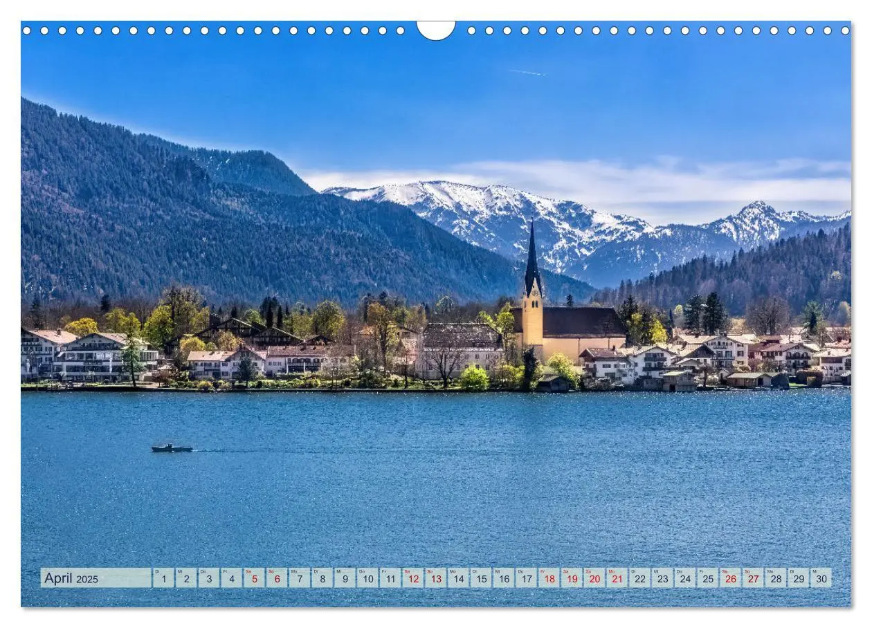 Bild: 9783383859281 | Malerischer Tegernsee (Wandkalender 2025 DIN A3 quer), CALVENDO...