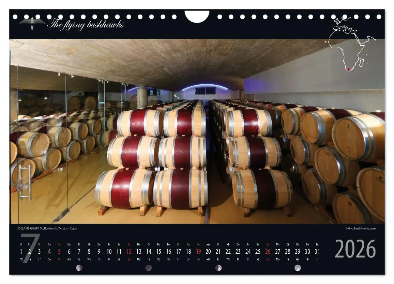 Bild: 9783457279281 | Wein &amp; Architektur 2026 (Wandkalender 2026 DIN A4 quer), CALVENDO...