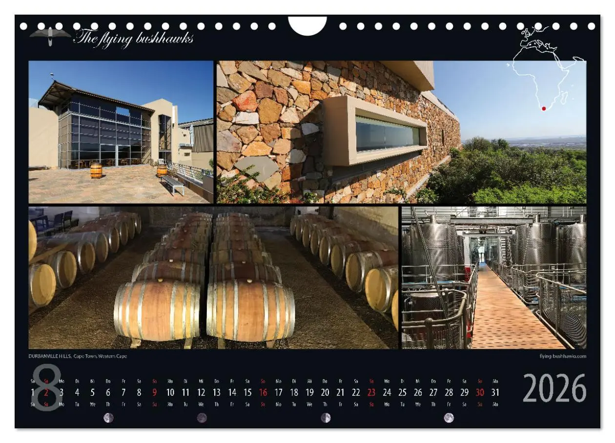 Bild: 9783457279281 | Wein &amp; Architektur 2026 (Wandkalender 2026 DIN A4 quer), CALVENDO...