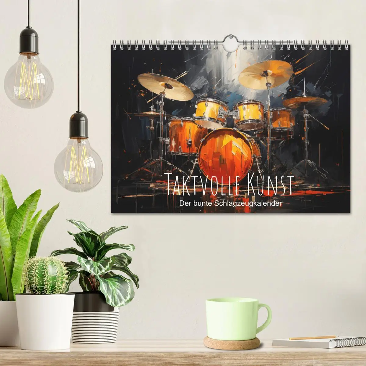 Bild: 9783457349281 | Taktvolle Kunst: Der bunte Schlagzeugkalender (Wandkalender 2026...