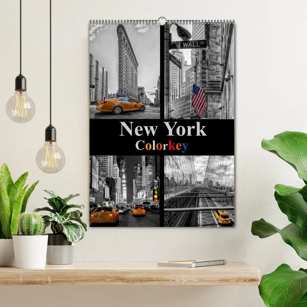 Bild: 9783516439281 | New York Colorkey (Wandkalender 2026 DIN A2 hoch), CALVENDO...