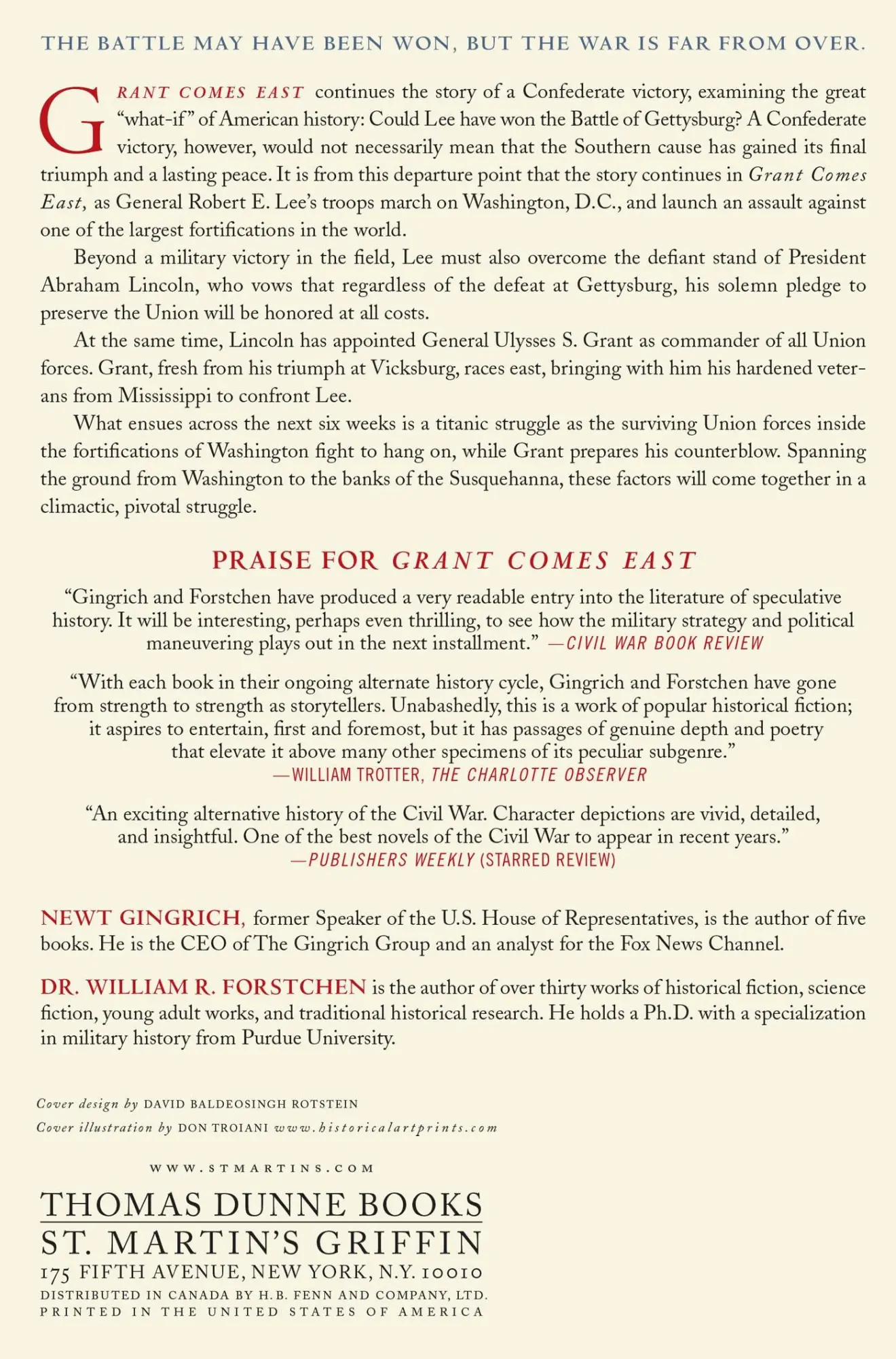 Rückseite: 9780312309381 | Grant Comes East | Newt Gingrich | Taschenbuch | Englisch | 2005