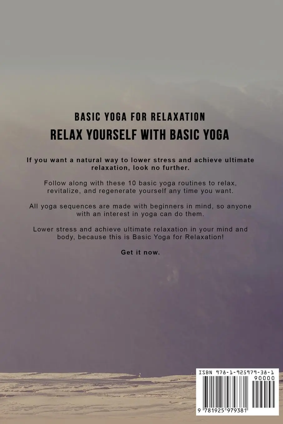 Rückseite: 9781925979381 | Basic Yoga for Relaxation | Aventuras de Viaje | Taschenbuch | 2019