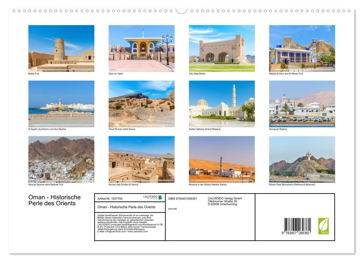 Bild: 9783457269381 | Oman - Historische Perle des Orients (hochwertiger Premium...