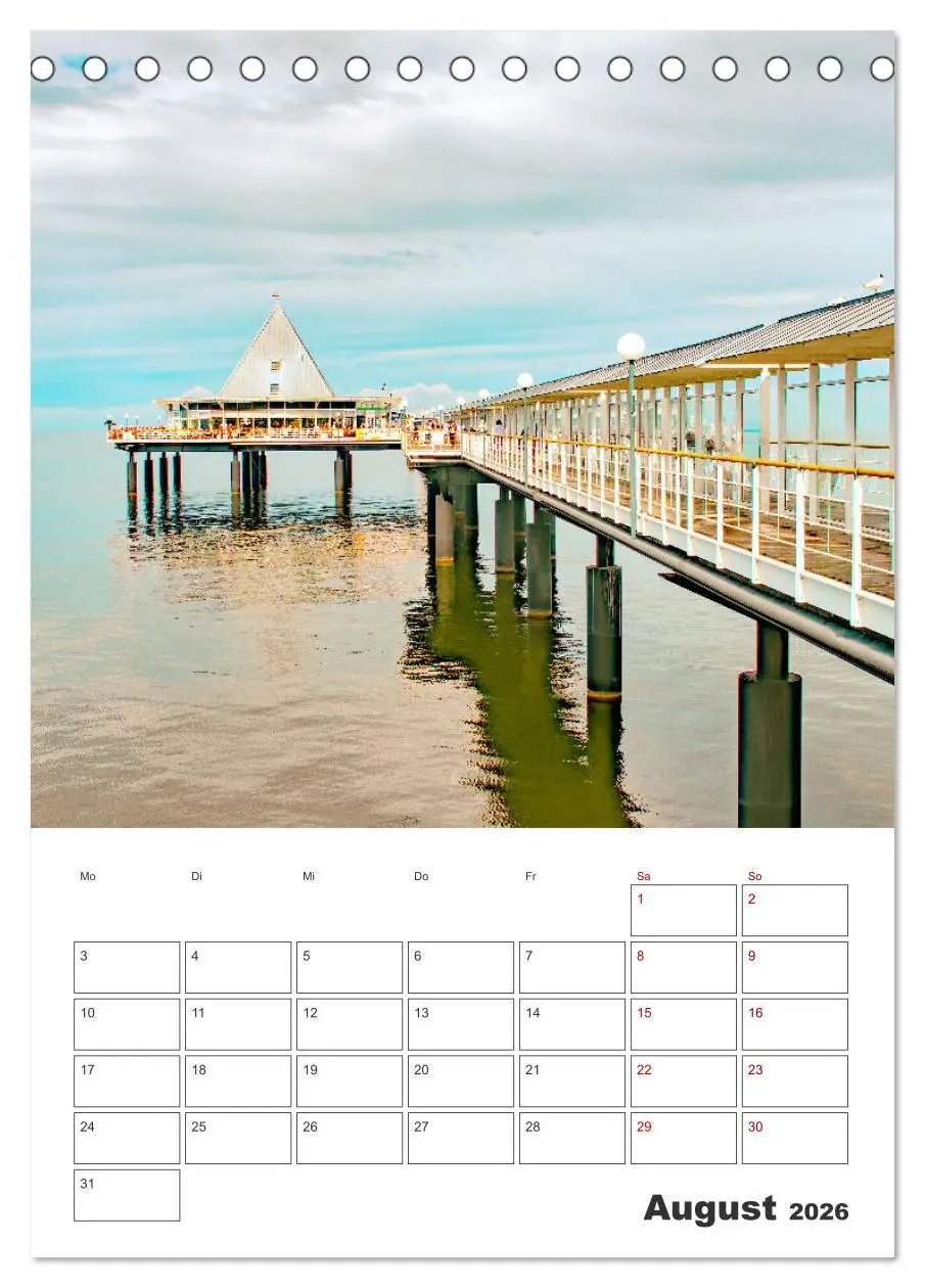 Bild: 9783516359381 | Usedom - Terminplaner (Tischkalender 2026 DIN A5 hoch), CALVENDO...