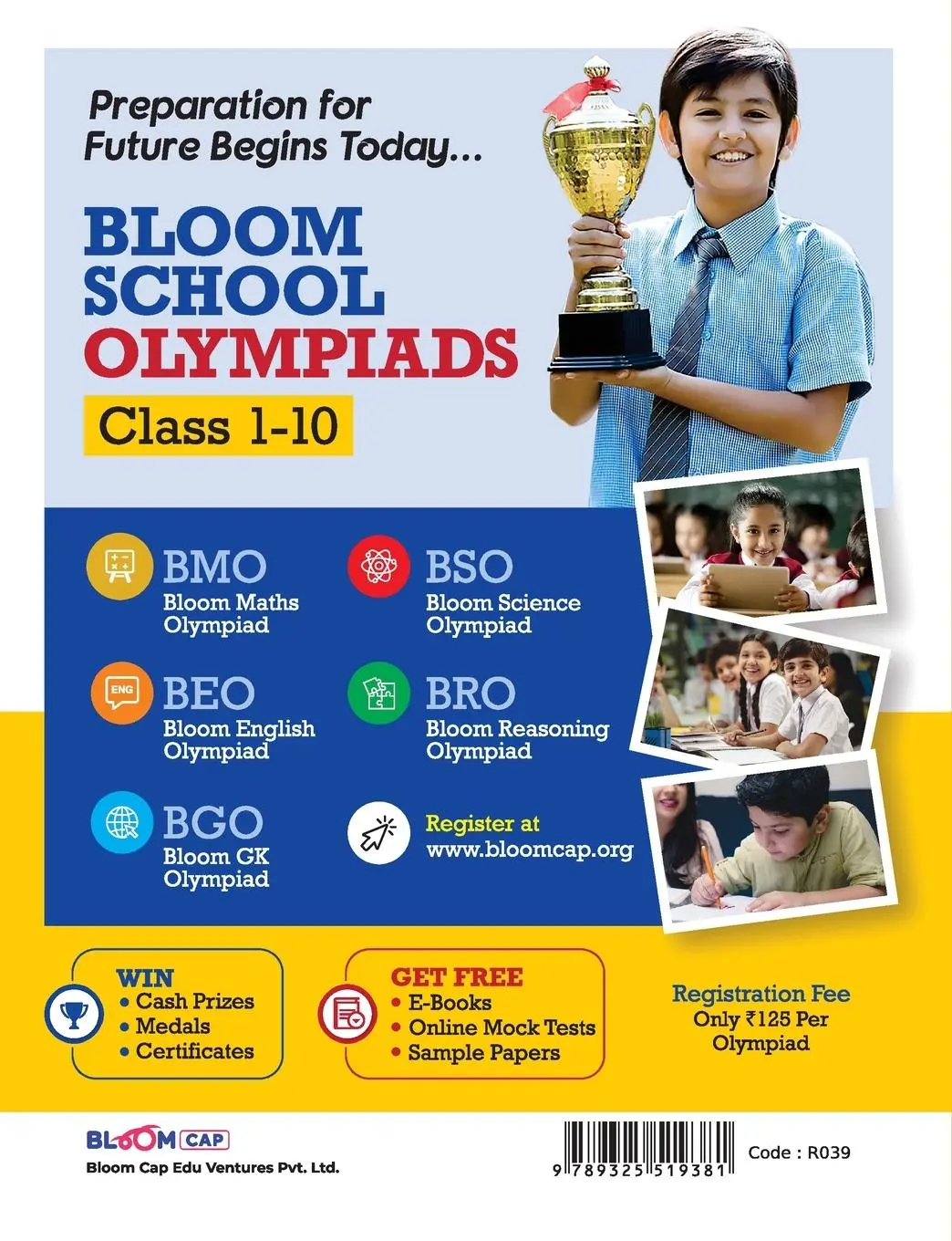 Rückseite: 9789325519381 | Bloom CAP Science Olympiad Class 9 | Anam Arzoo (u. a.) | Taschenbuch