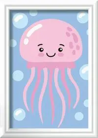 Cover: 4005556239481 | CreArt, Malen nach Zahlen Kinder - Fröhliche Qualle | Spiel | 23948