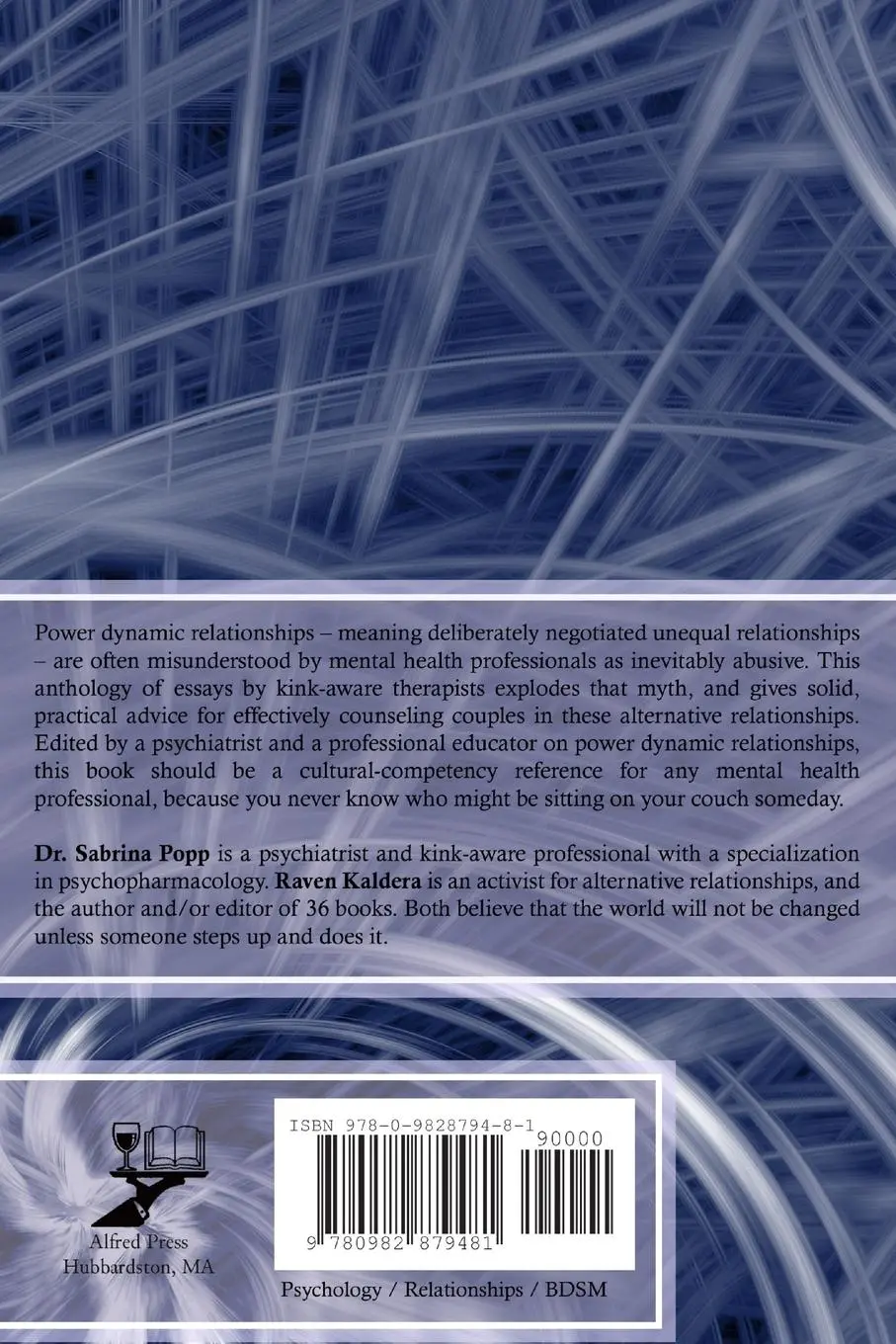 Rückseite: 9780982879481 | Unequal By Design | Counseling Power Dynamic Relationships | Buch