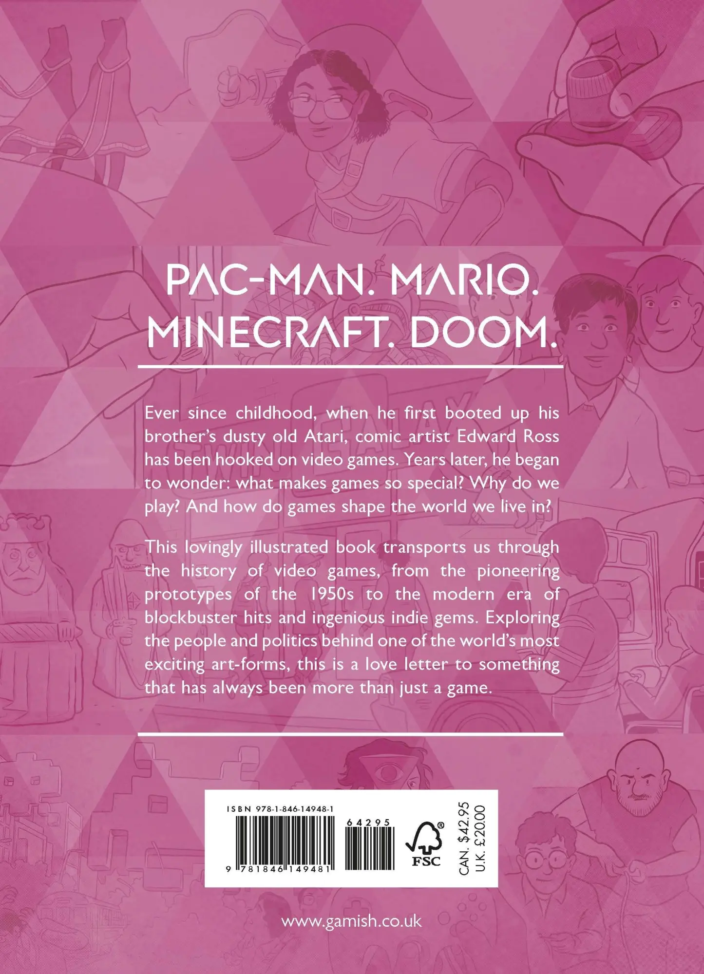 Rückseite: 9781846149481 | Gamish | A Graphic History of Gaming | Edward Ross | Buch | Gebunden