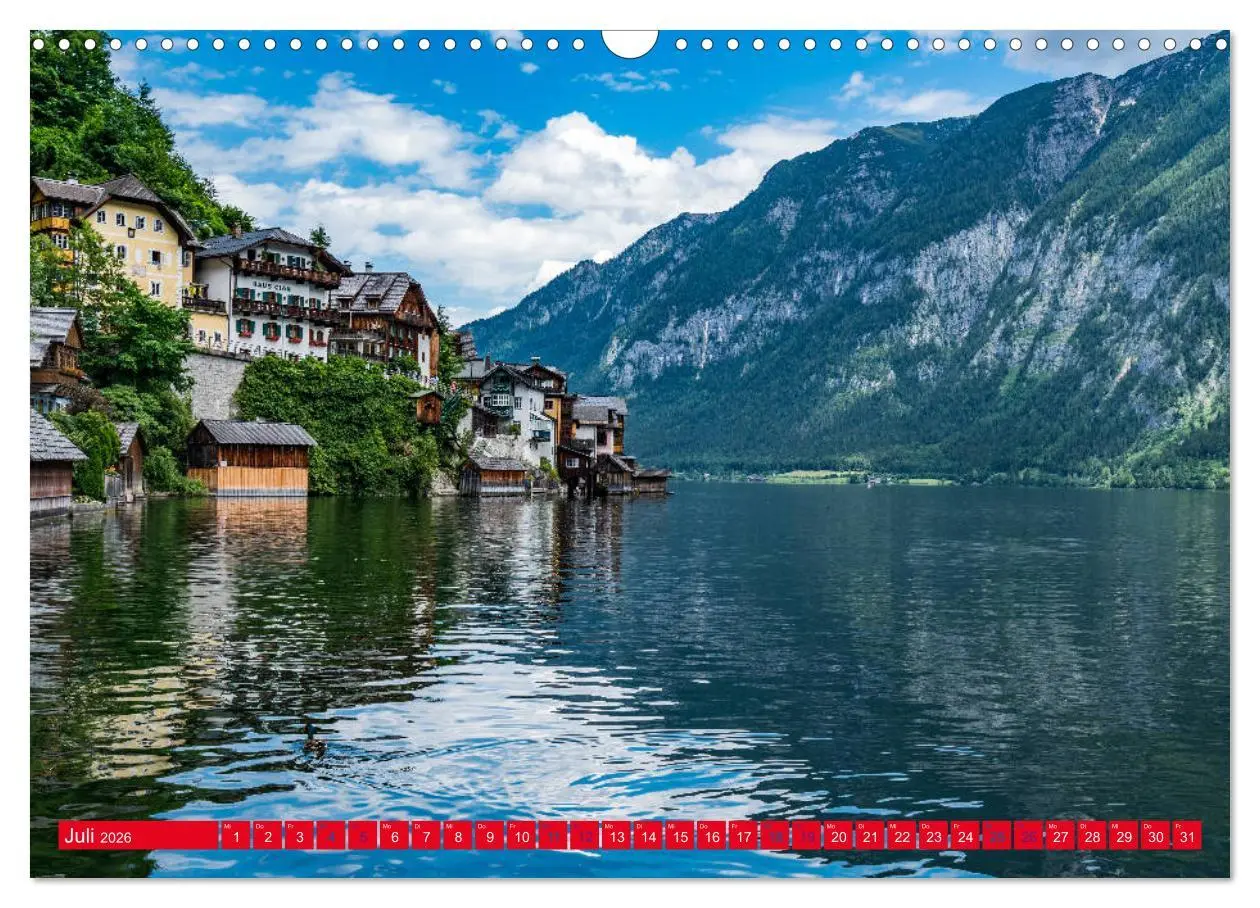 Bild: 9783457879481 | Hallstatt Impressionen (Wandkalender 2026 DIN A3 quer), CALVENDO...
