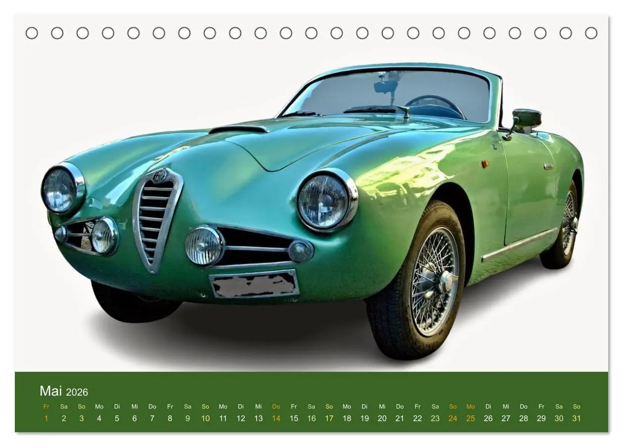 Bild: 9783516729481 | Italienische Klassiker (Tischkalender 2026 DIN A5 quer), CALVENDO...